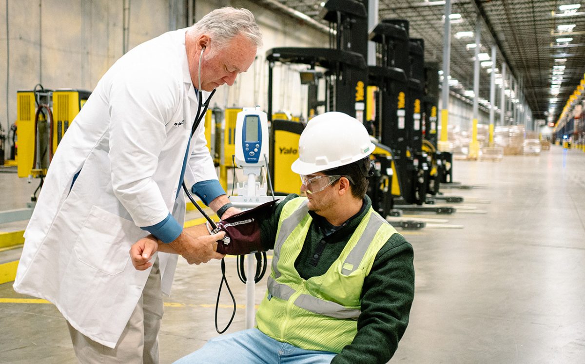 Blood pressure check for employees Blood pressure check for employees